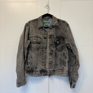 Vintage Black Denim Jacket